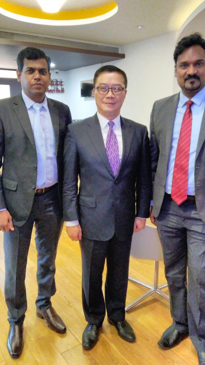 Director General Charles Li (Center)
Mr. A. Shankar (R)
Mr. Simon Slevaraj (L)