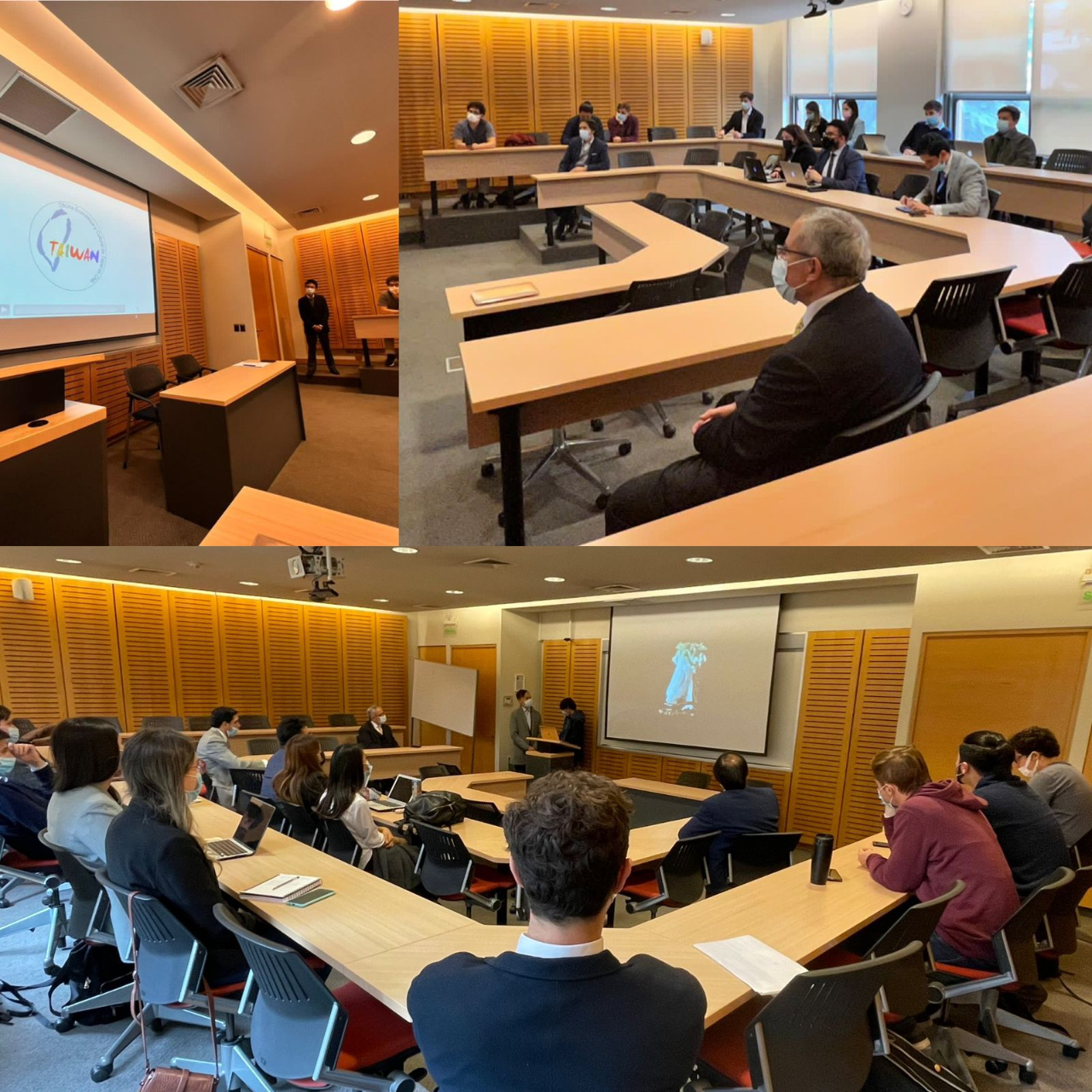 代表處同仁與天主教大學師生座談會現場