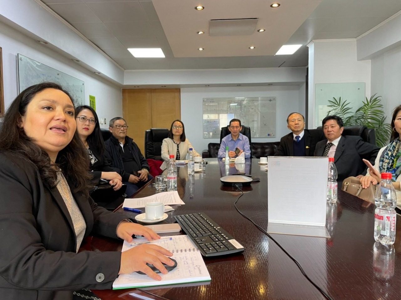 劉代表拜會意基克自由貿易區管理局