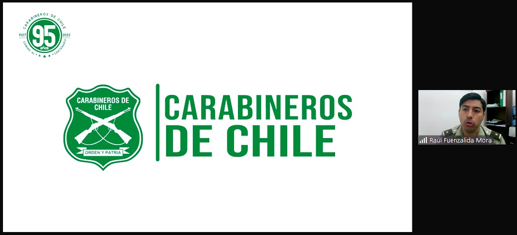 Carabineros de Chile fueron invitados a participar en el Webinar de Seguridad Ciudadana