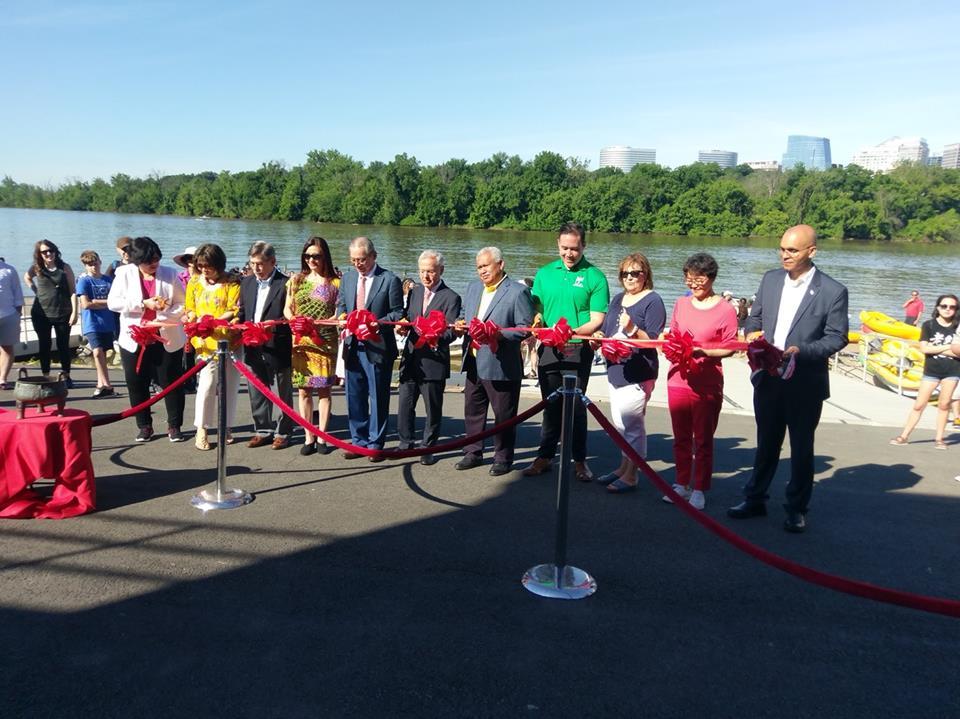 「2018年大華府龍舟賽」剪綵儀式