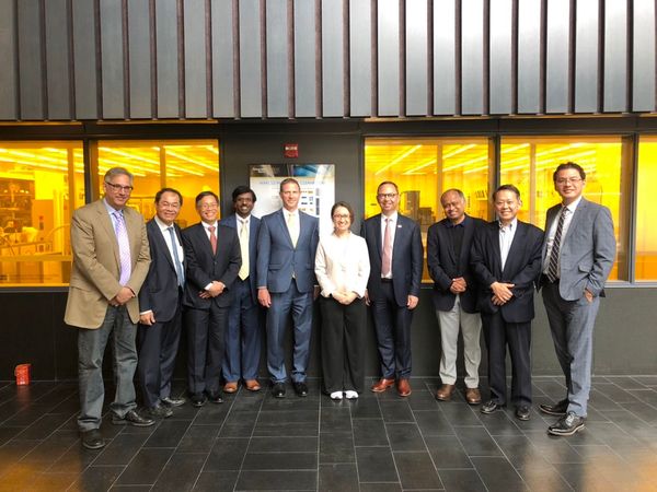 蕭大使參訪喬州理工學院針對科技合作議題交換意見