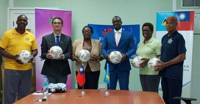 【Donation of footballs to the Ministry of Youth Development and Sports】