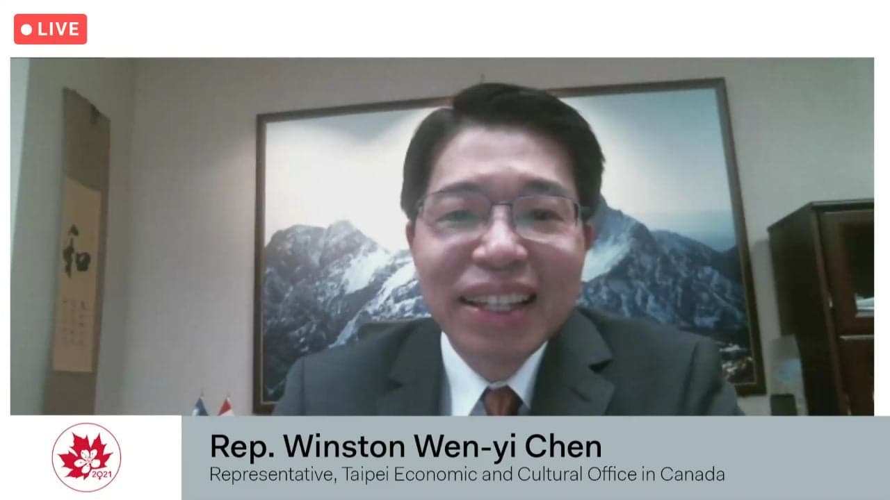 Representative WINSTON WEN-YI CHEN
Representative, Taipei Economic and Cultural Office in
Canada
