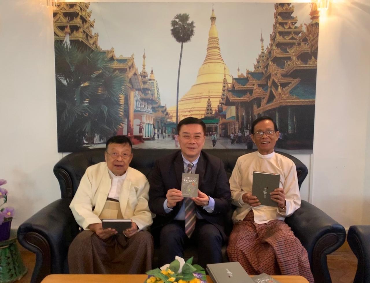 駐緬甸代表李朝成拜會緬甸智庫「戰略與國際研究院」（MISIS）院長及資深研究員