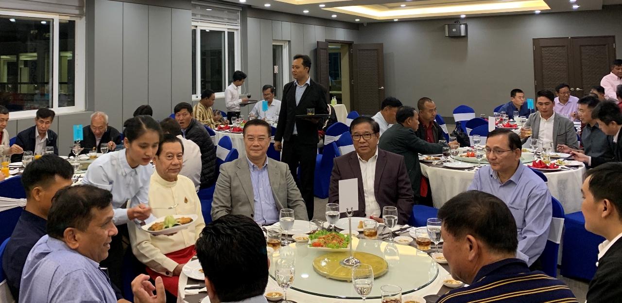 李朝成代表應邀參加臘戌社會福利會歡迎餐會