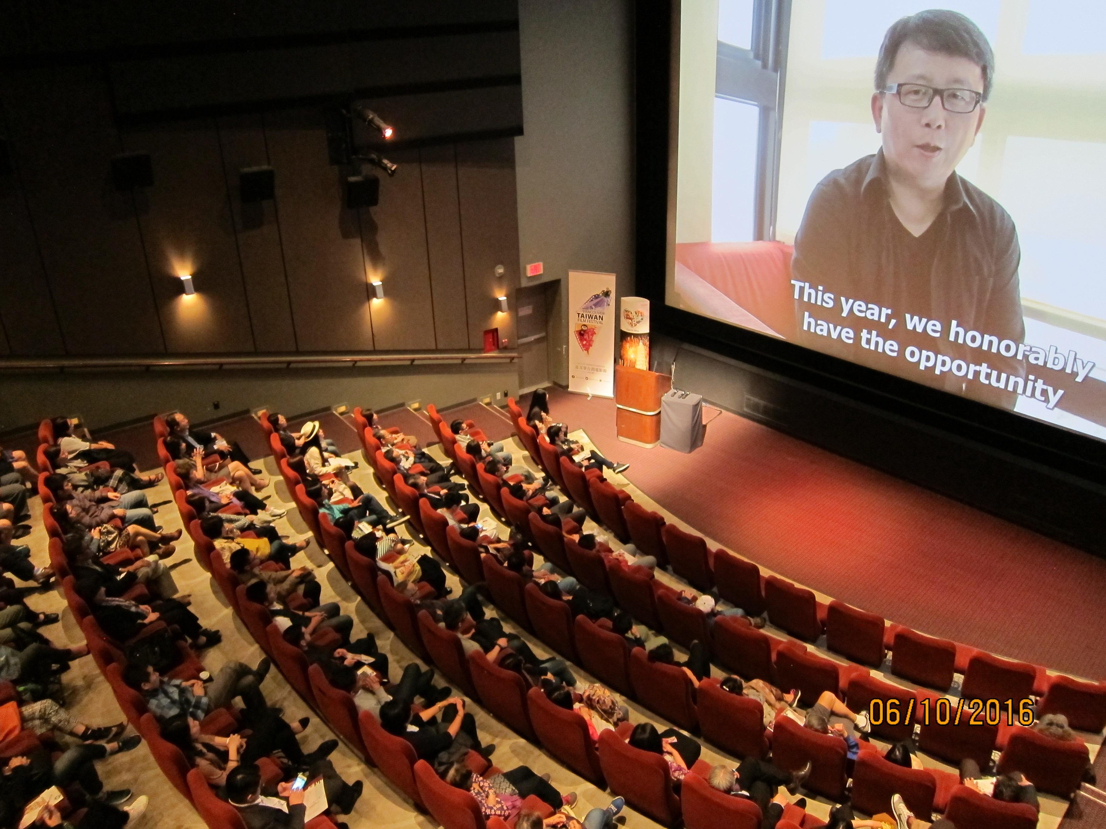 Director of the opening film "The Moment," Li-Chou Yang's video message