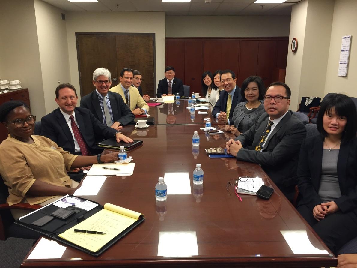 On August 15, 2016, Dr. Pierre Tzu-pao Yang, Deputy Minister of Culture met with Deputy Assistant Secretary Walter Douglas from the State Department at AIT’s Washington office to discuss Taiwan-U.S. people-to-people ties. 