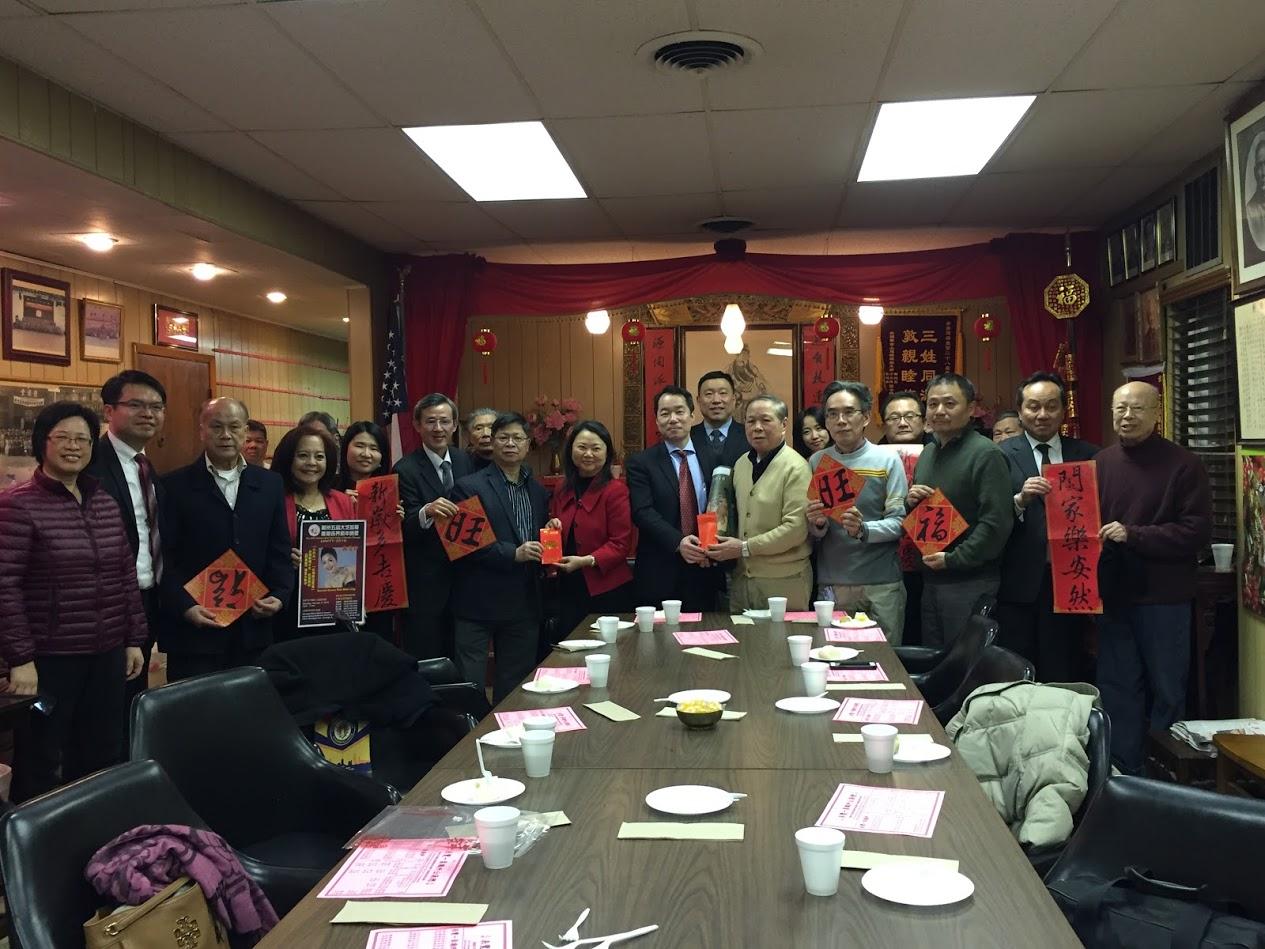 何處長一行拜會遡源公所