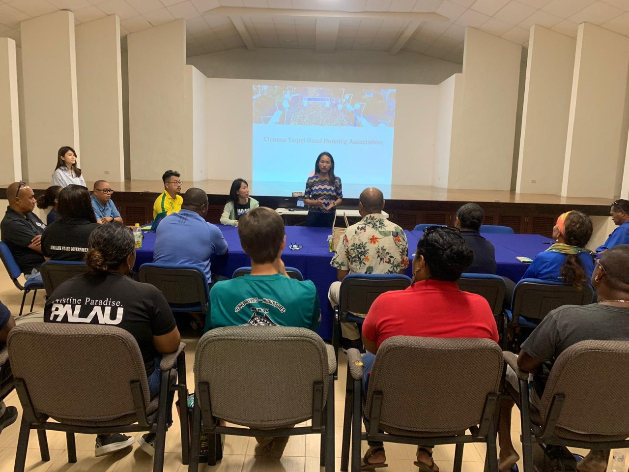 黎大使倩儀出席帛琉觀光部長及基建部長共同主持之帛琉國際馬拉松籌備會議