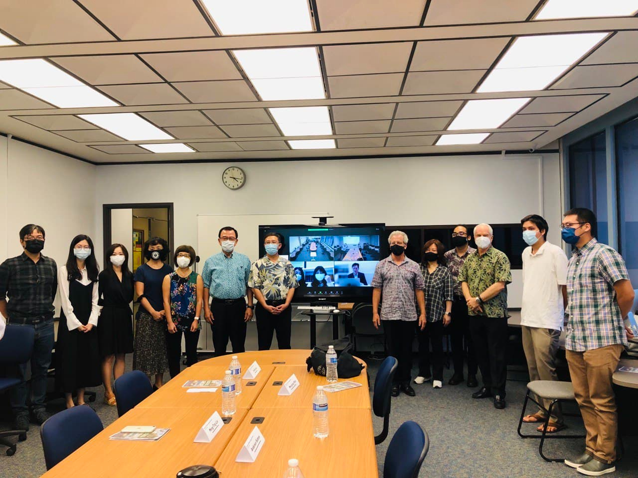 TECO Honolulu attended the opening ceremony of the Center for Chinese Language Education at the University of Hawaii (Manoa)