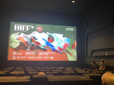Director General and Mrs. Richard Lin invited to the screening of "Spotlight on Taiwan" film " Goddamned Asura " at the 42nd Hawaii International Film Festival (HIFF42)