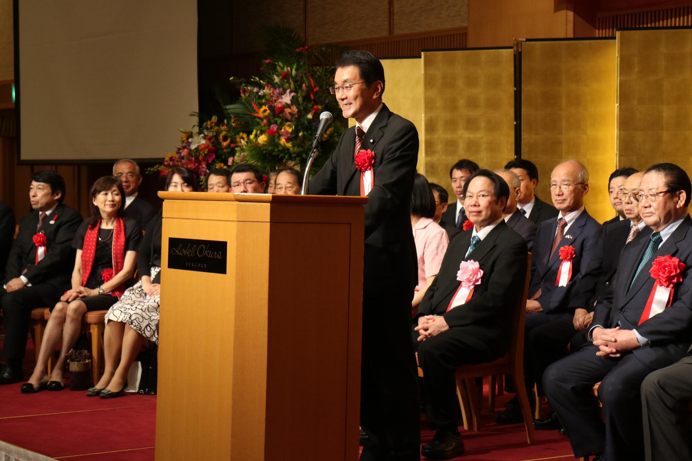 参議院議員野田国義による挨拶