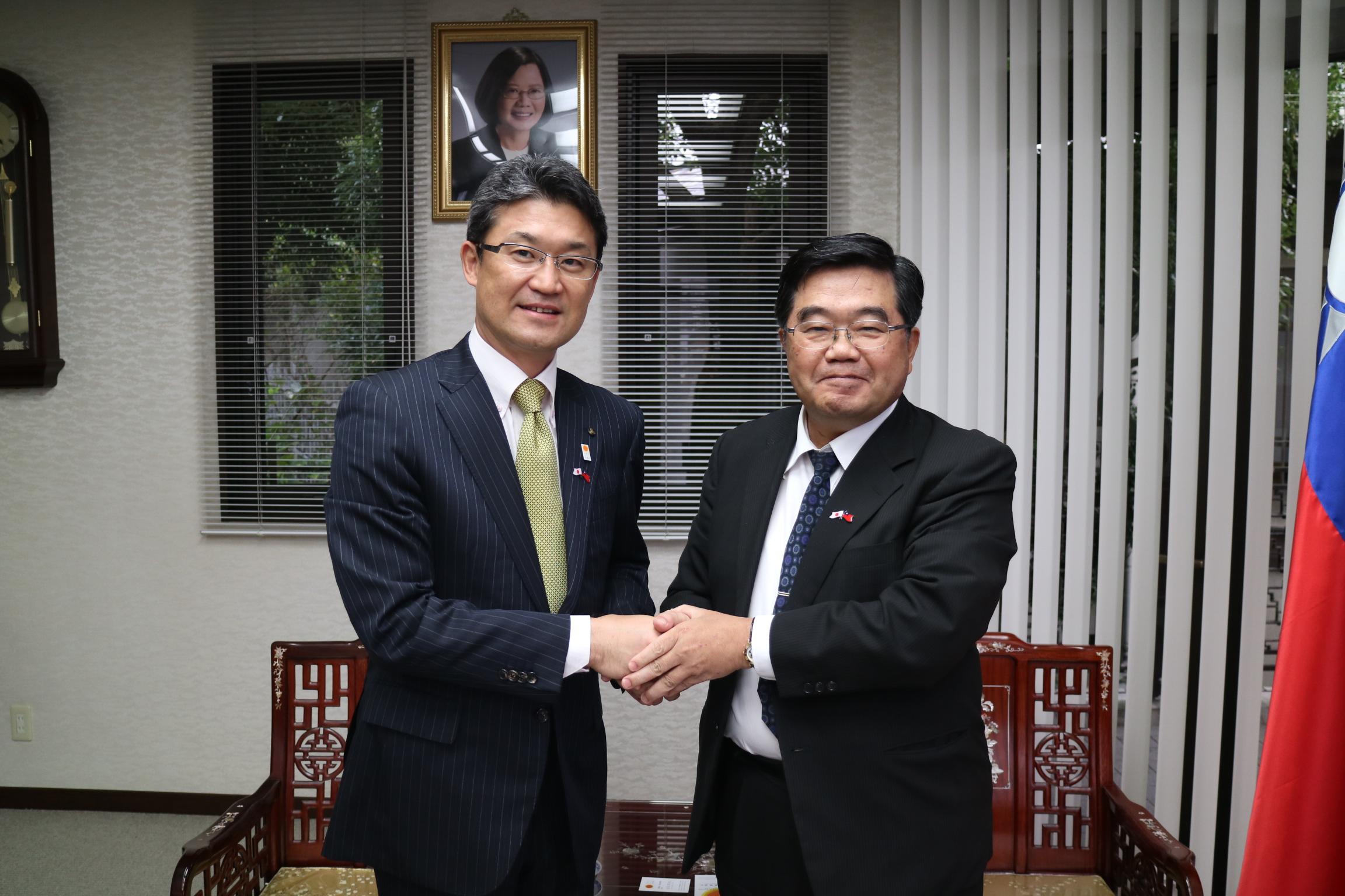 宮崎県河野俊嗣知事と戎総領事