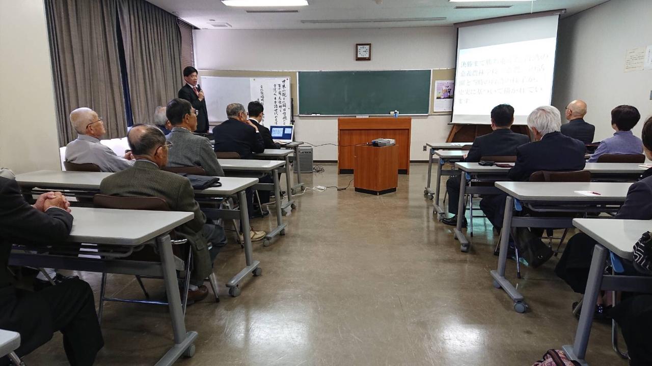 3月28日、陳総領事が山口県日台親善協会で「世界一の親日国、日台の魂の交流『110歳の日本人元教師と台湾人日本語世代の交流』」をテーマに講演をした。
