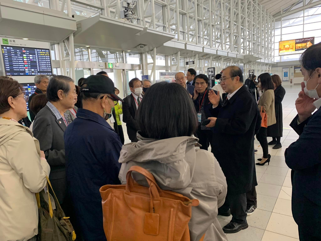 3月21日、陳銘俊処長は台援隊の台湾訪問出発式に出席。