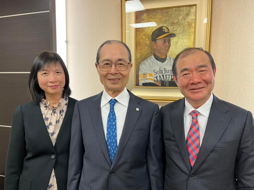 3月29日処長陳銘俊は王貞治会長と面会