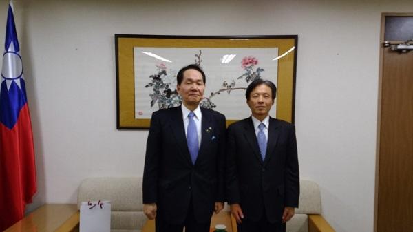 2017年1月26日陳處長接見香川縣知事浜田惠造