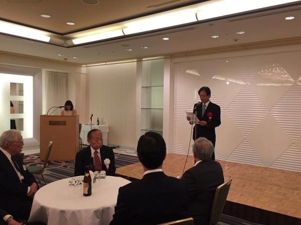  1.陳處長於表彰典禮後交流餐會致詞