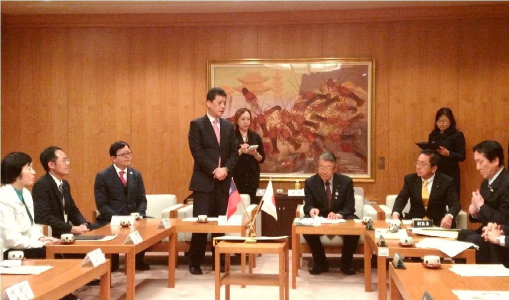 3.陳副議長拜會中村議長等情形