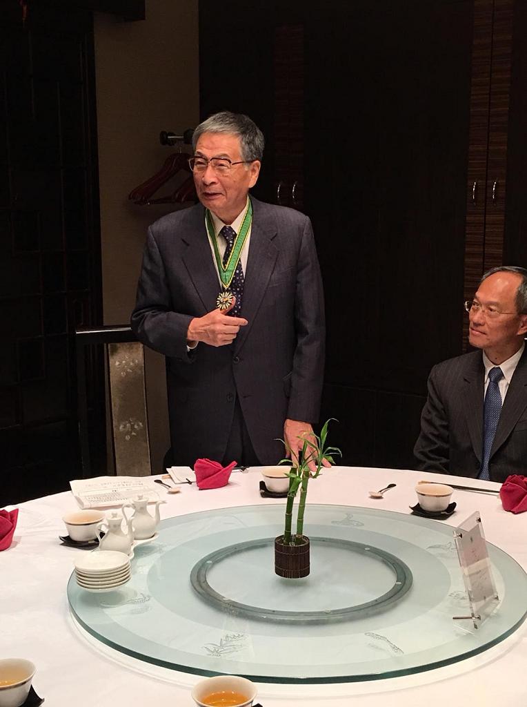 2.名古屋市議會日台友好議員連盟前會長櫻井治幸先生致答謝詞