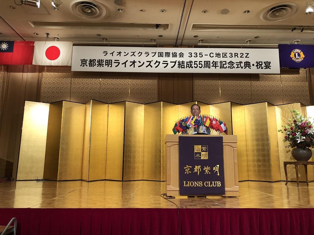 3.臺中市西區獅子會會長洪傳貴致詞