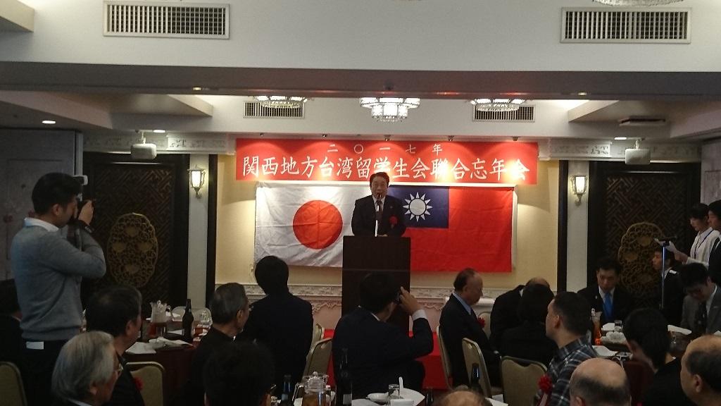 2.駐大阪辦事處文教課秘書羅國隆致詞照