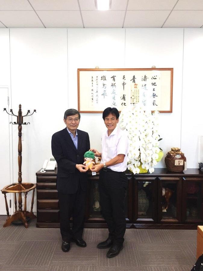 2.蘇處長(左)、島田市長(右)