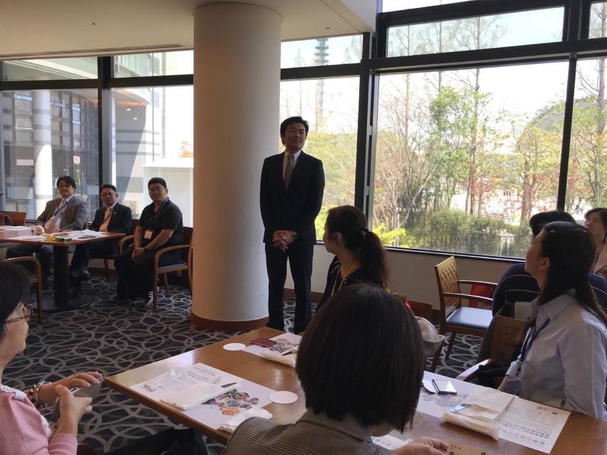 處長於歡迎會致詞