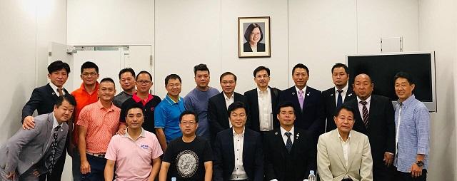 本處李處長與台中港國際青年商會及和泉青年會議所座談情形