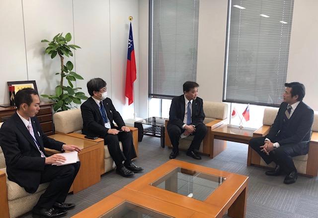 李處長與太田副市長、坂野部長及橋本公室長會談