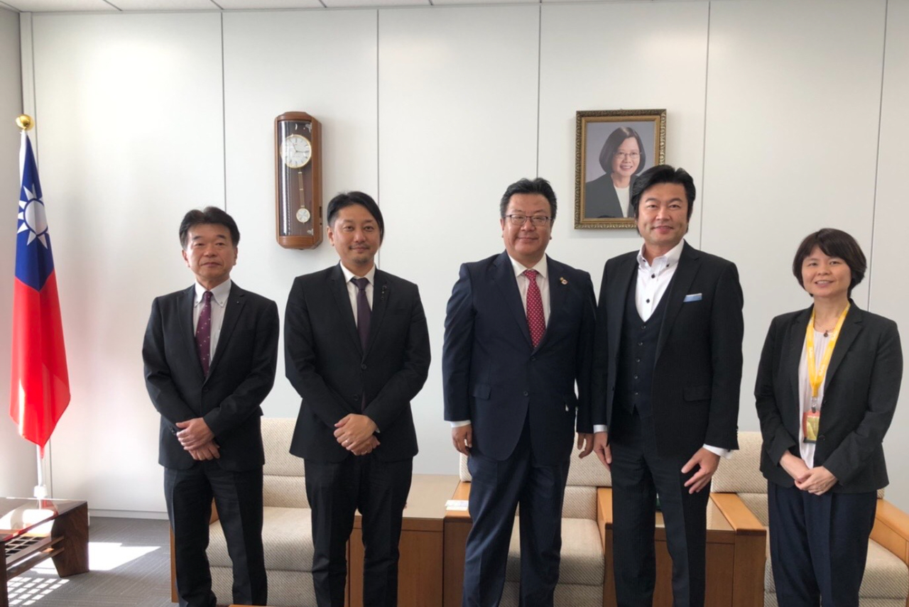 石川縣小松市議會高野哲郎議長等人來處拜會