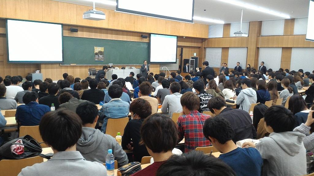 中京大學校長安村仁志氏によるスピーチ