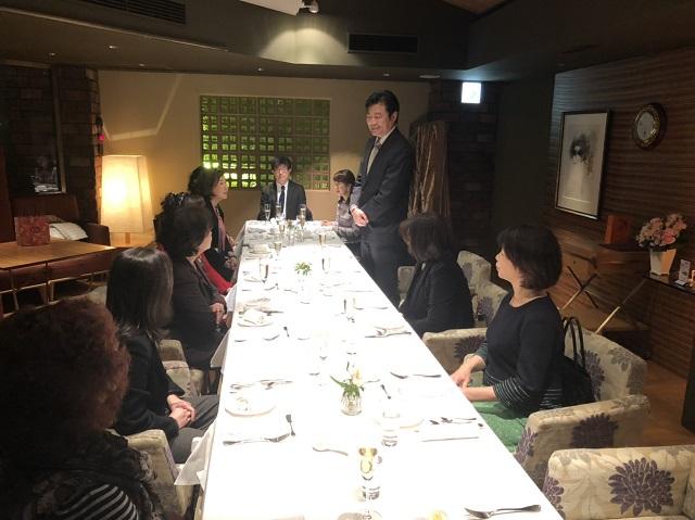 2.李処長が懇親会にて挨拶