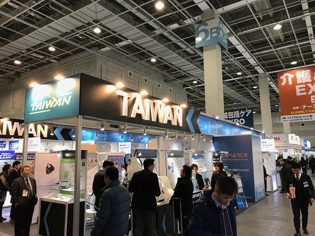 台灣廠商參展攤位一景