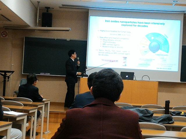 3. スピーチする謝達斌・科技部政務次長 