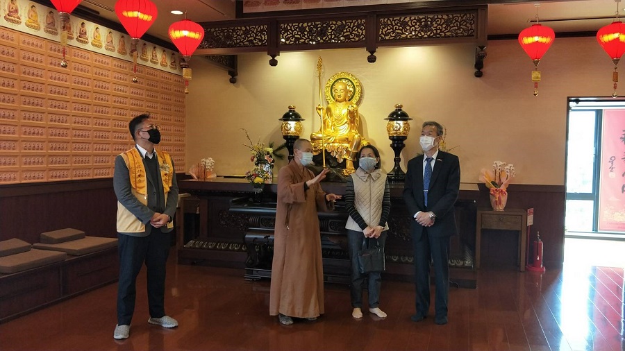 向処長　大阪佛光山寺参拝 