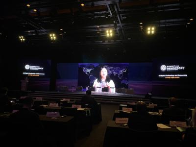 我國參與第三屆民主峰會 唐鳳部長藉影片分享台灣經驗