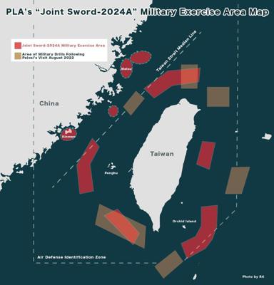 臺灣譴責中國實施軍演破壞臺海及區域和平穩定，呼籲印尼各界要求中國停止升高區域緊張情勢作為
