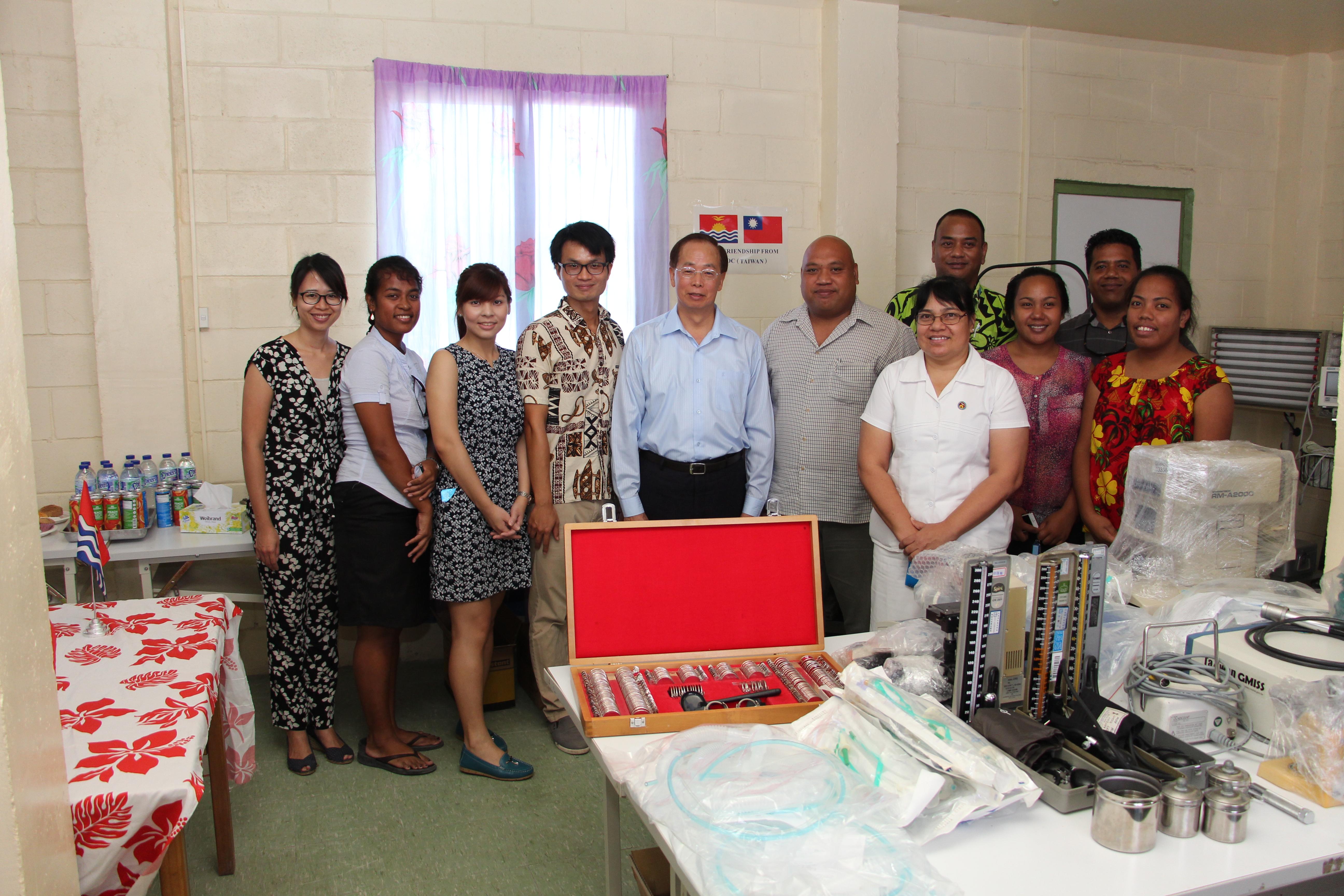 Medical equipment and supplies donated by the Embassy of the