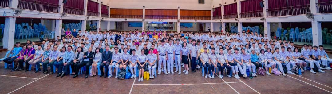2019馬來西亞清華盃化學科及物理科能力競賽閉幕暨頒獎典禮全體人員大合影。