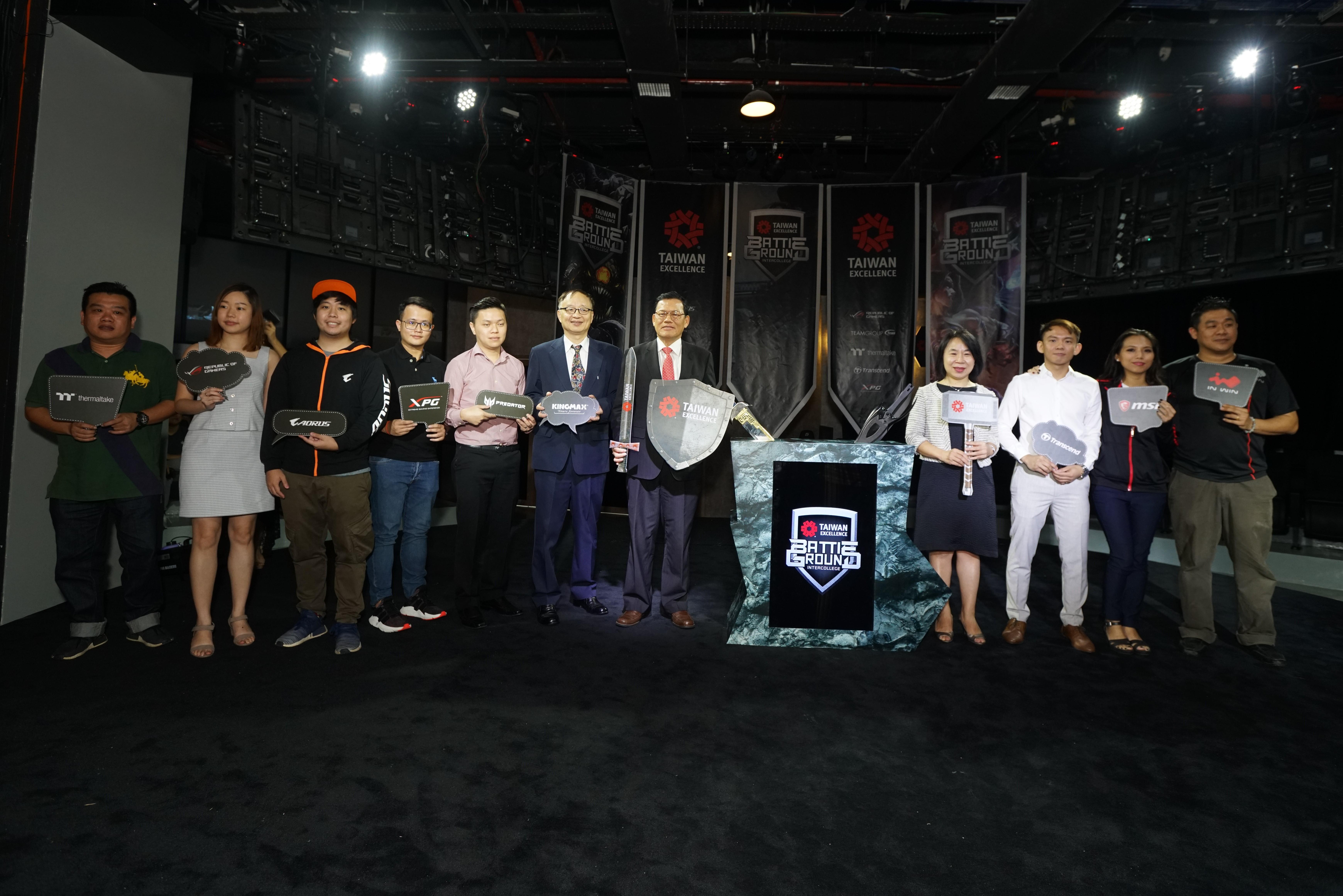 Representative Chang, James Chi-ping attends the Taiwan Excellence Intercollege Battleground Press Conference at the Pantheon on 3 May, 2018.
