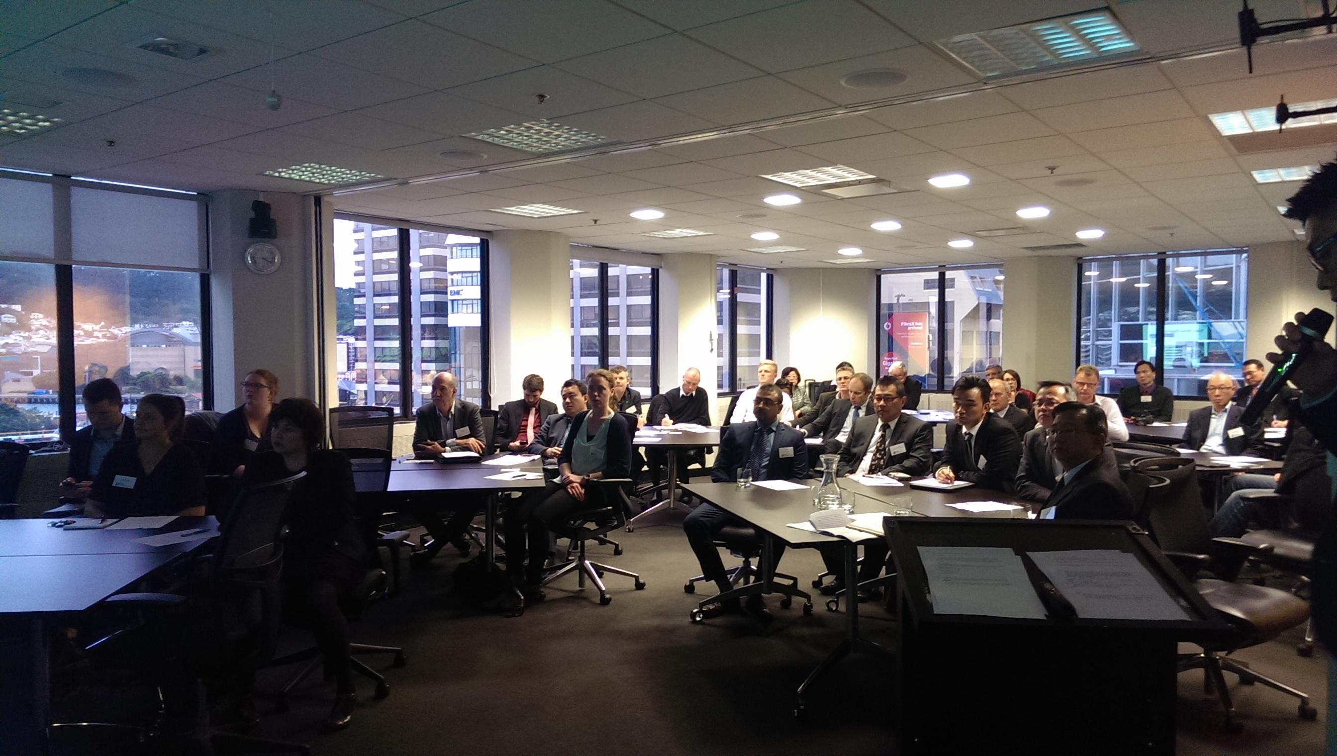 本處與威靈頓商會合作辦理Doing Business with Taiwan研討會