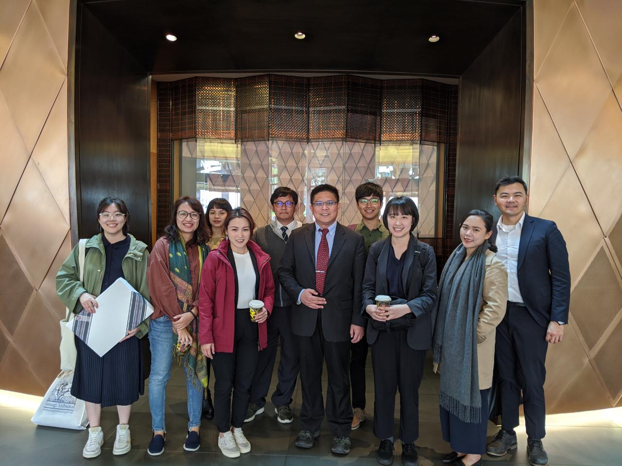 總統府原住民族歷史正義與轉型正義委員會土地小組暨原住民委員會訪團參訪紐西蘭最高法院(Supreme Court)