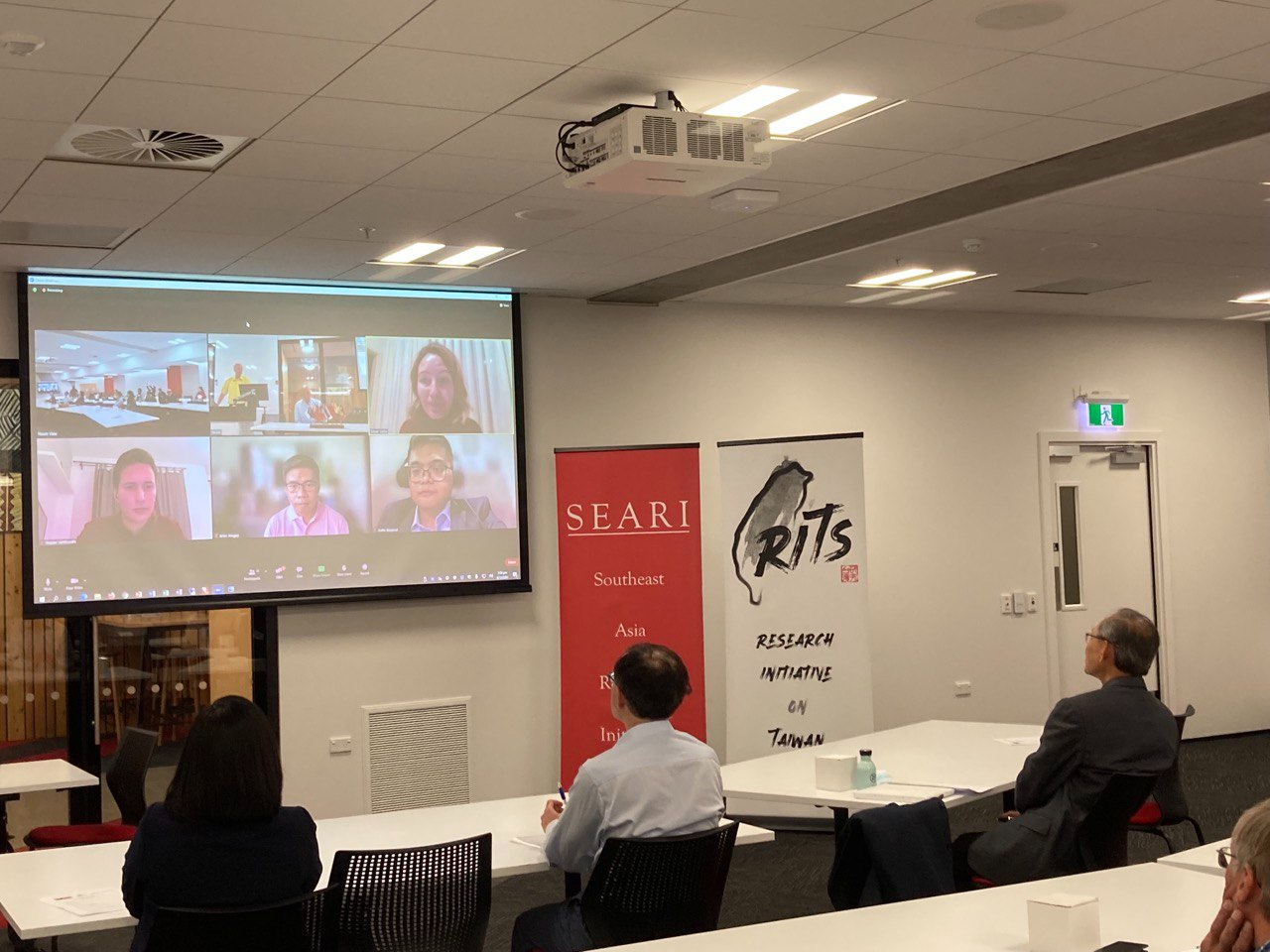 講座視訊連線現場