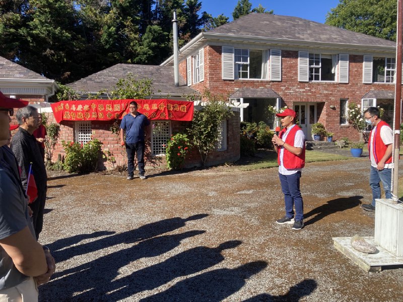 升旗典禮主席暨華興協會戴會長國鼎致詞