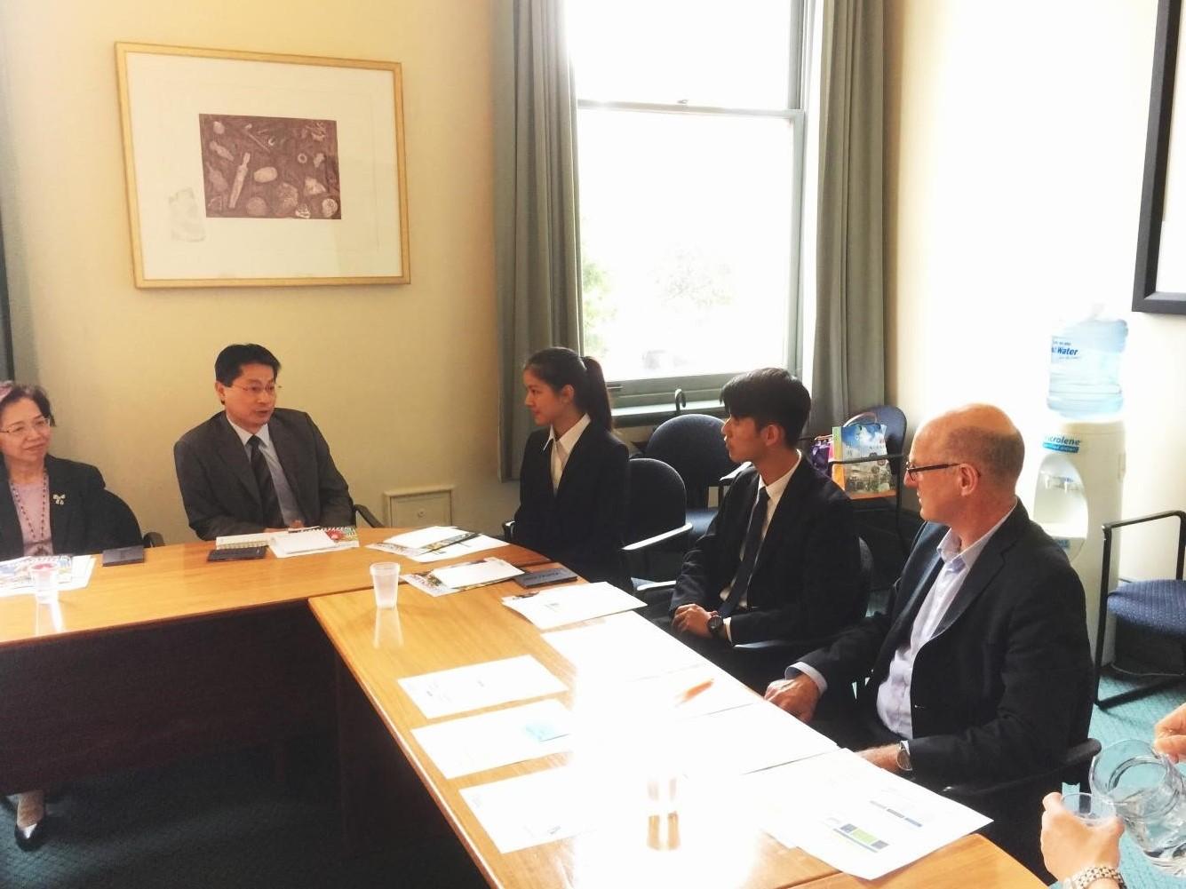 第15屆「外交小尖兵」出訪，首途紐西蘭拜會奧克蘭市政府