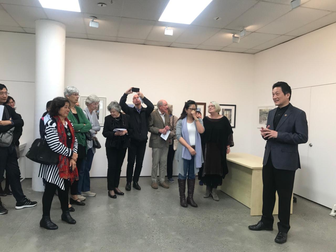 Dr.Chung-Hsing CHOU,Director General of TECO in Auckland delivered a speech at the opening ceremony.