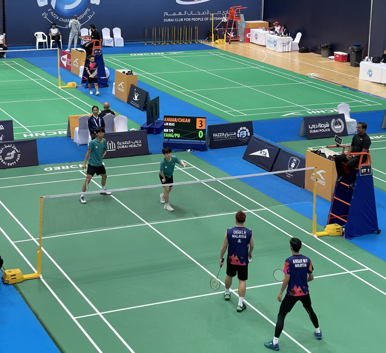 選手方振宇、蒲貴煜出場比賽，與馬來西亞好手交鋒。