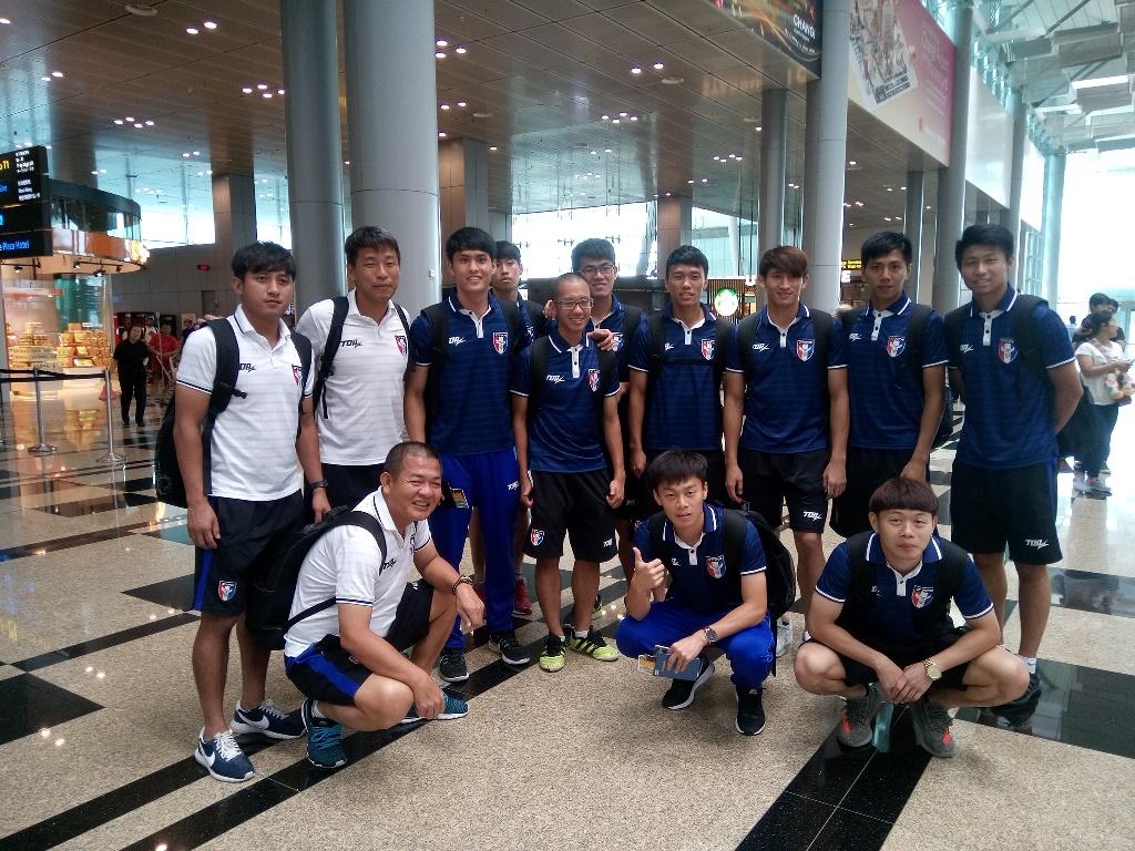 「中華民國足球協會」代表隊在新加坡寫下2019亞洲盃資格賽勝利回憶。（106年6月11日）